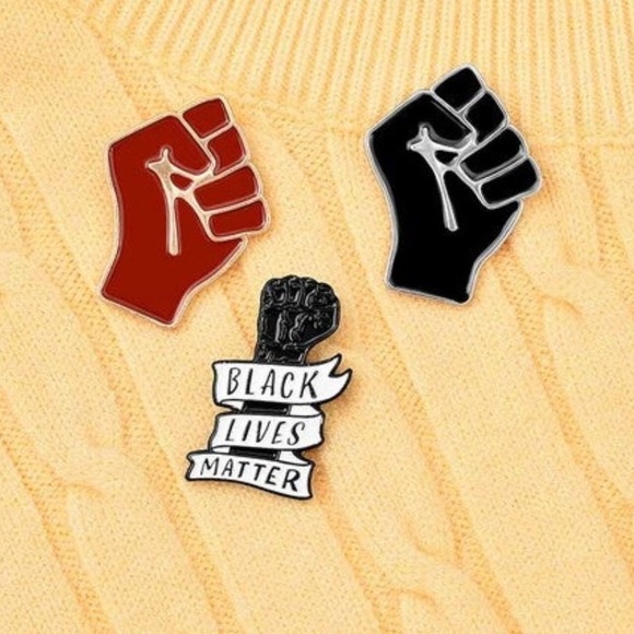 Other - 🆕 3 piece Black Lives Matter pin set